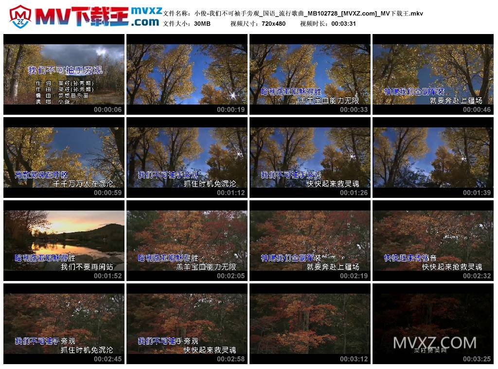 小俊-我们不可袖手旁观_国语_流行歌曲_MB102728